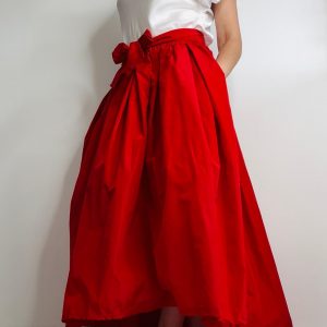 FALDA VUELO ROJA
