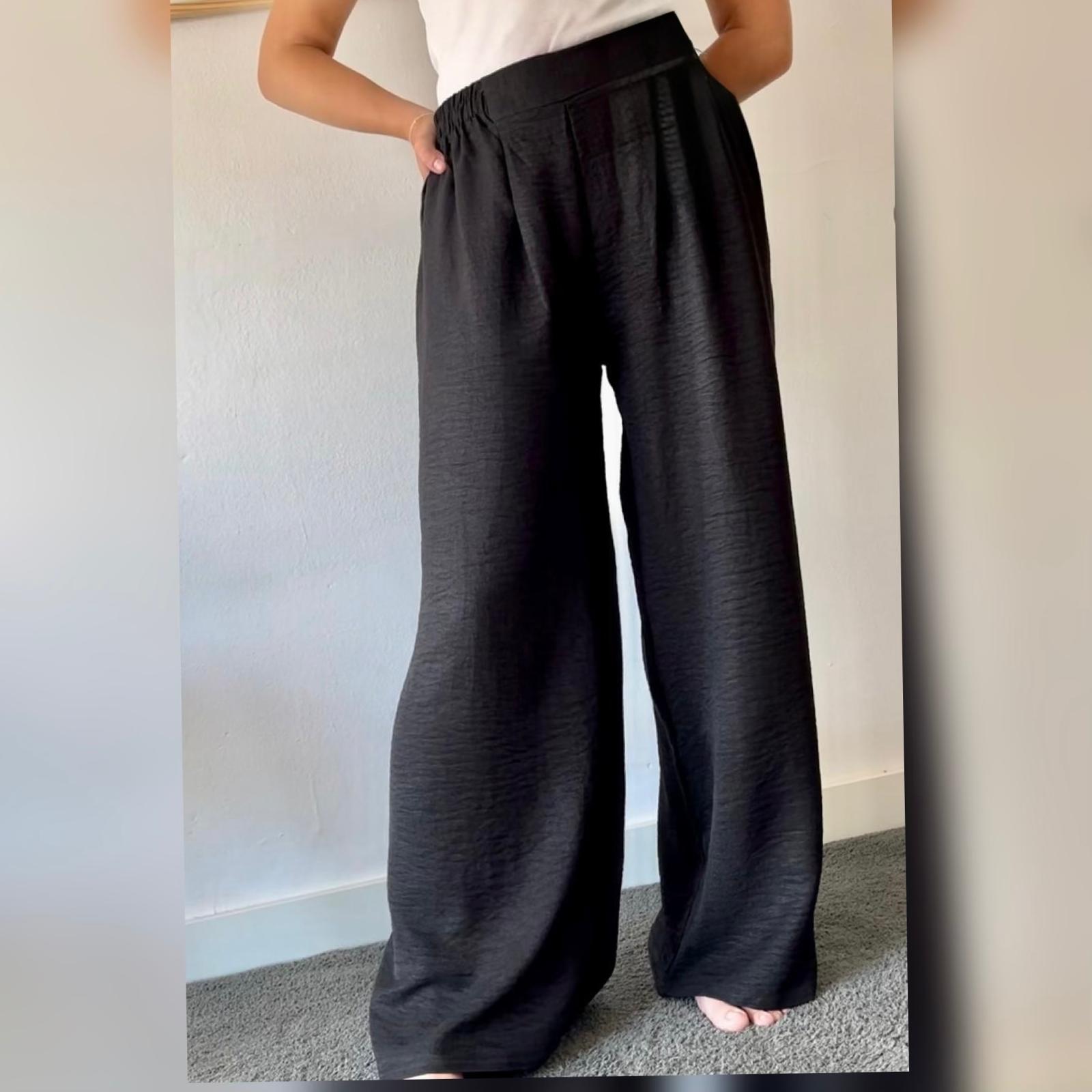 PANTALON FLUIDO NEGRO