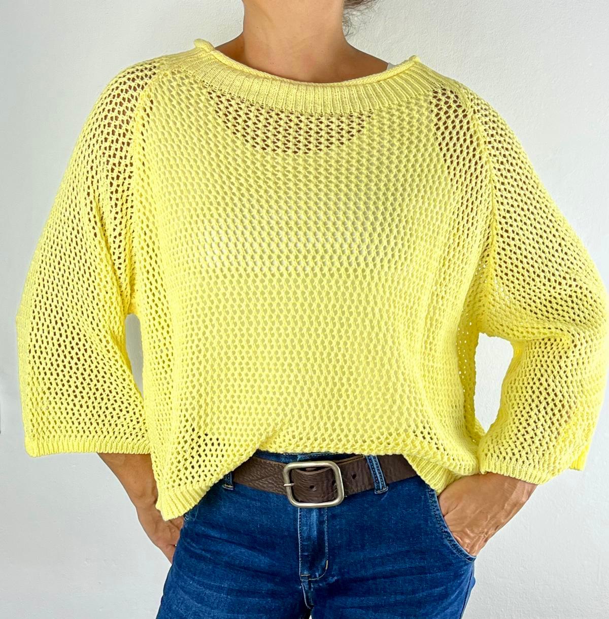 JERSEY CALADO AMARILLO