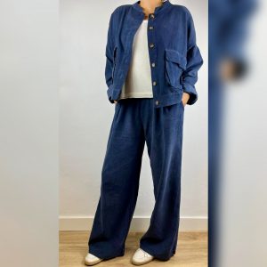 CONJUNTO CHAQUETA PANTALON MARINO