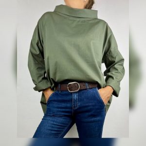 CAMISA CUELLO BARCA VUELTO BLANCA