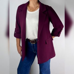 BLAZIER PUNTO ROMA BURDEOS