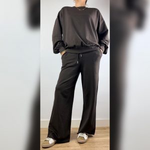 CHÁNDAL MUJER DOS PIEZAS MARRON CHOCOLATE