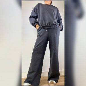 CHÁNDAL MUJER DOS PIEZAS GRIS MERENGO