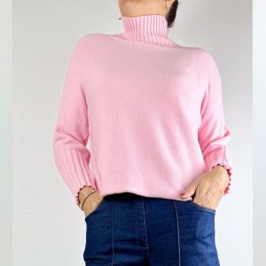 JERSEY CUELLO ALTO ROSA