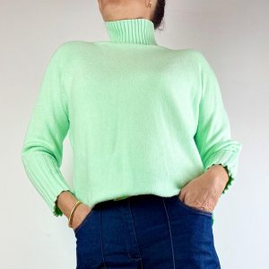 JERSEY CUELLO ALTO VERDE