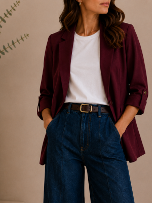 Blazer Siena Burdeos