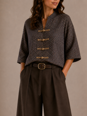 Blusa Jacquard Joya
