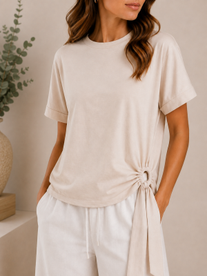 Camiseta Elara · Beige