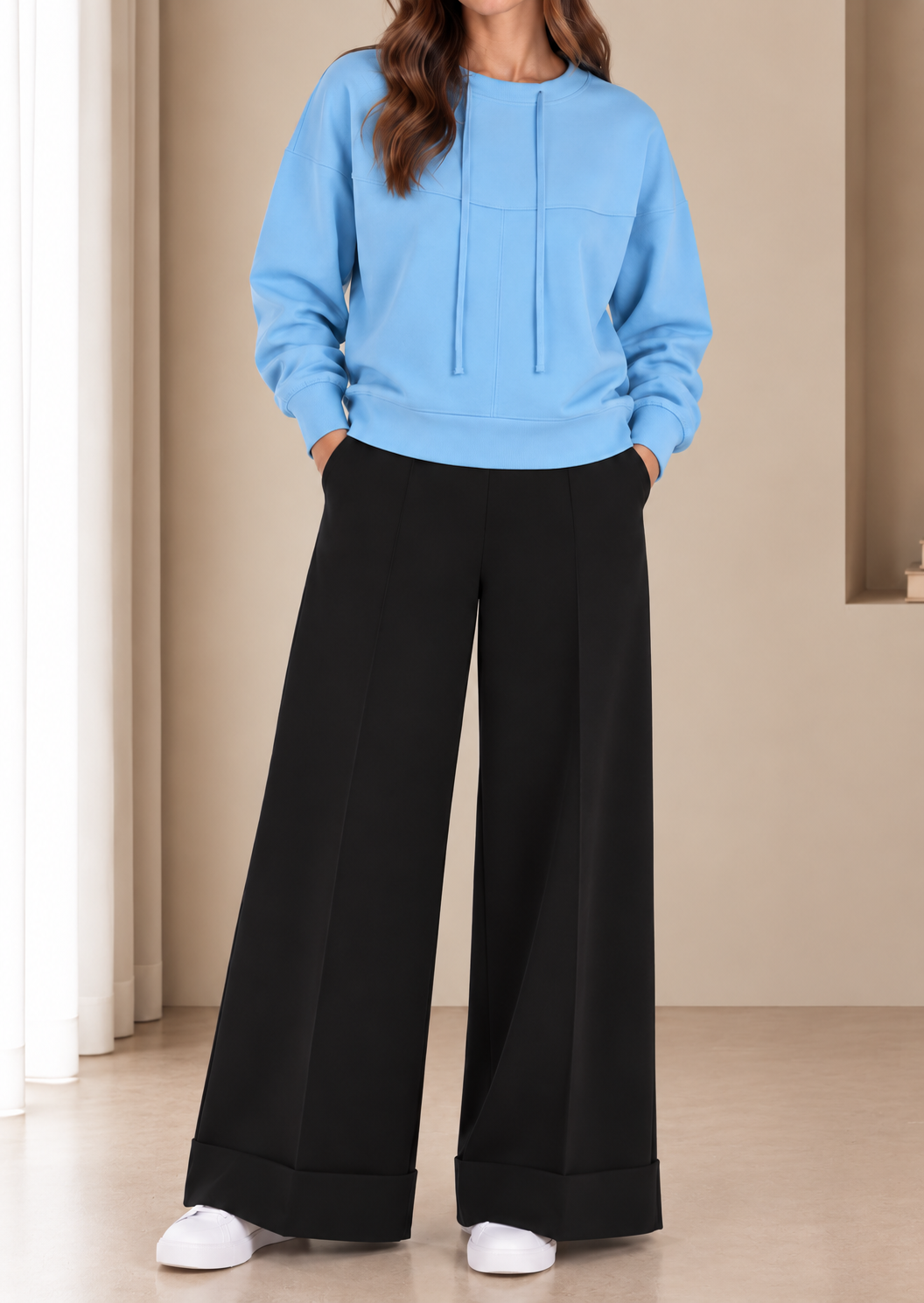 Sudadera NOA Celeste - Imagen 2
