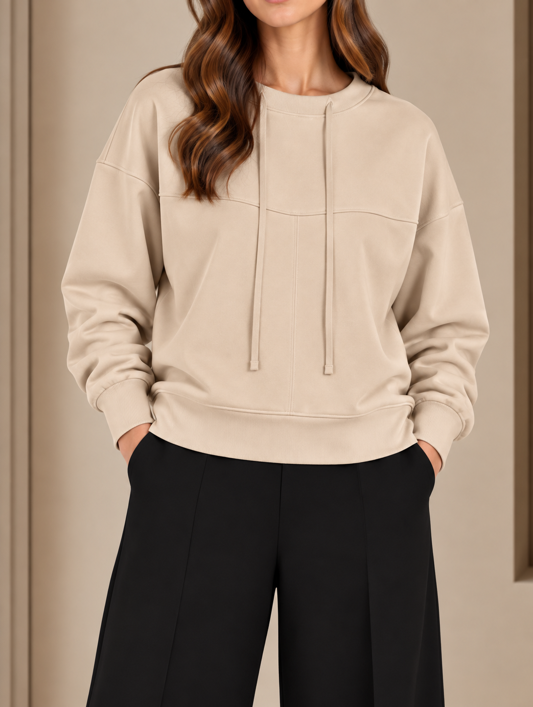 Sudadera NOA Beige