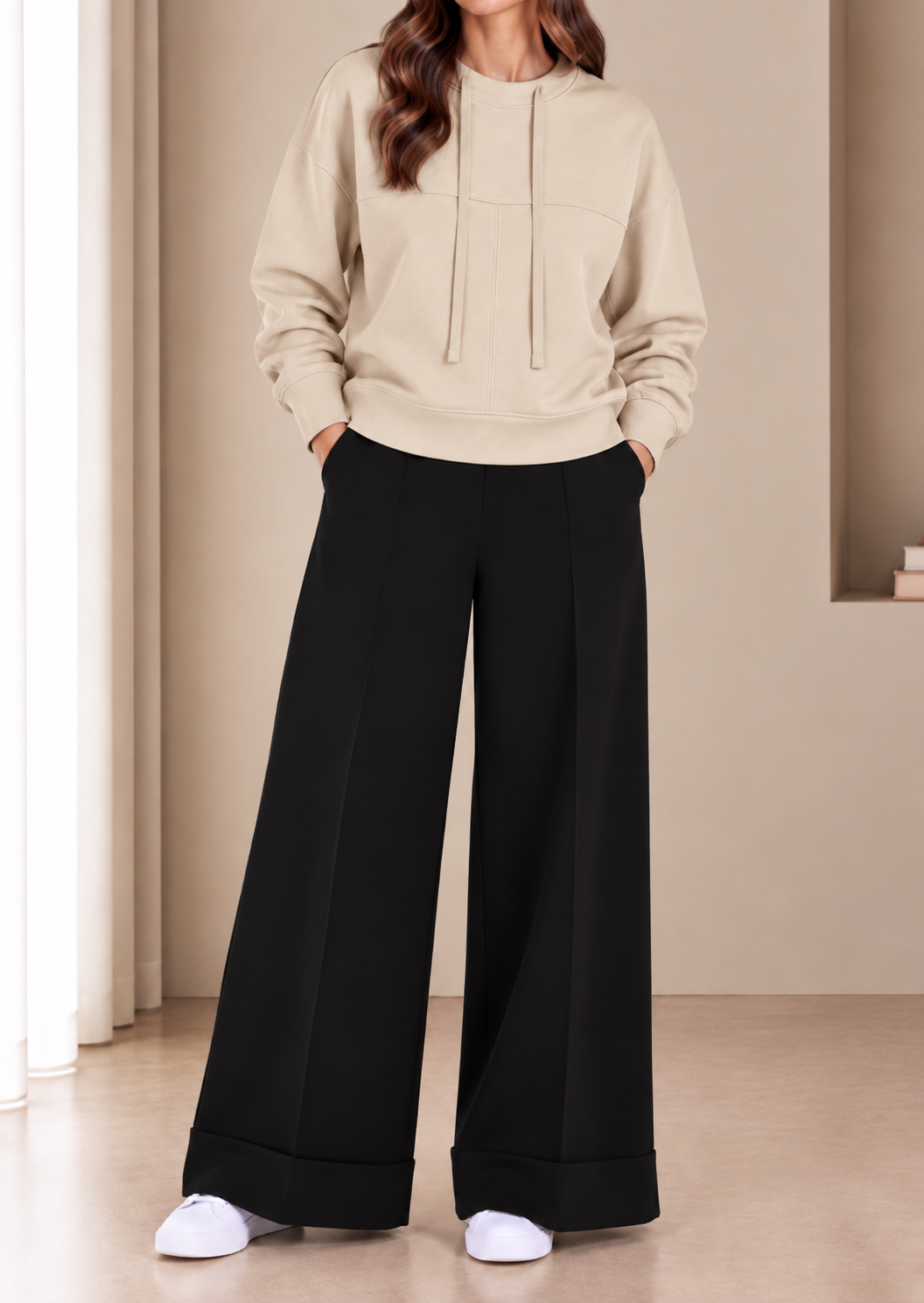 Sudadera NOA Beige - Imagen 2